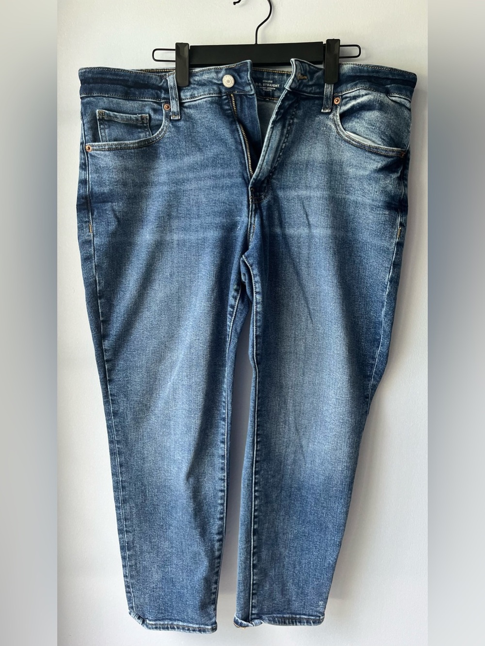 Old Navy Straight-Leg Blue Denim Jeans